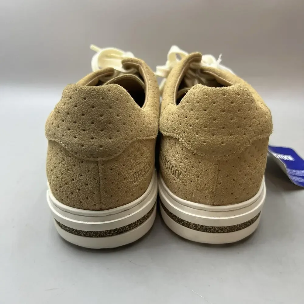 Birkenstock Bend Low Embossed Shoes Women Size 5 Brown Suede Comfort Sneakers